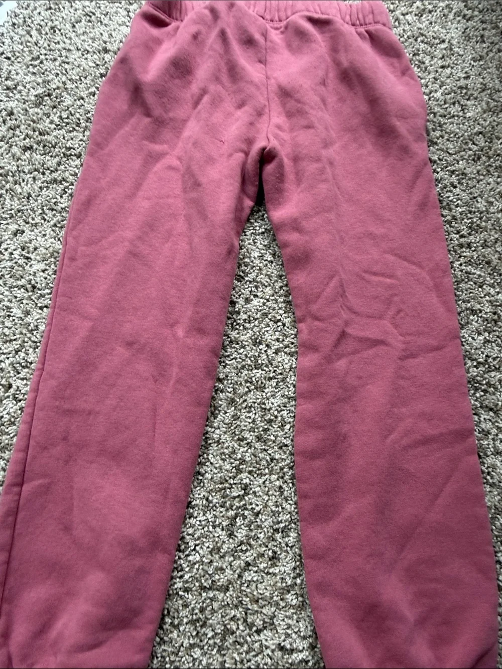 Jumping Beans Girls' size 7 Cozy Drawstring Joggers in Dusty Rose